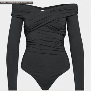 ARITZIA Contour Geometric Off-Shoulder Bodysuit L